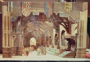 Stage model for the opera 